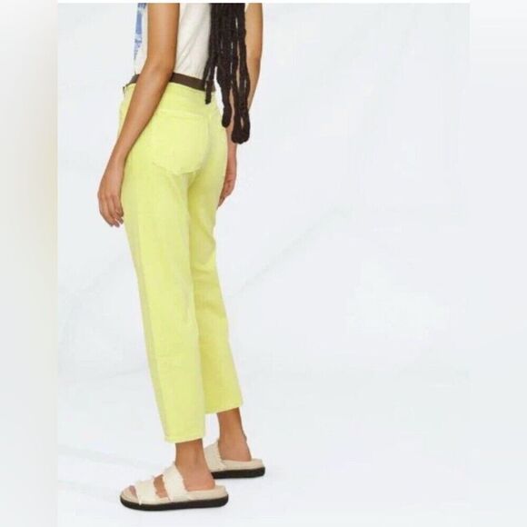 MOTHER Superior the tomcat the devil may care Ankle & Cropped Jeans in Yellow 26 - Picture 3 of 10